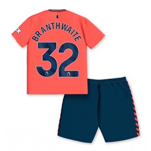 Everton Jarrad Branthwaite #32 Udebanesæt Børn 2023-24 Kort ærmer (+ korte bukser)